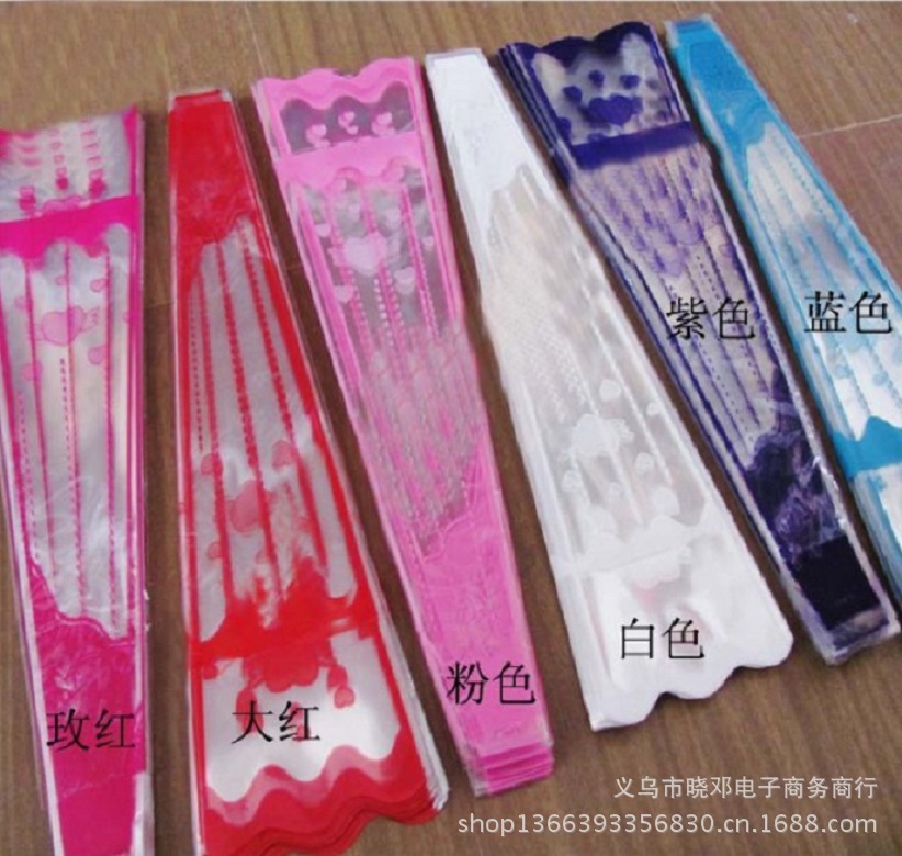 玫瑰包装袋 彩色/小五星/银光单支袋 装花塑料袋 鲜花包装材料