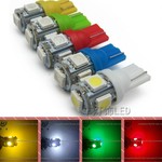 T10 5SMD 5ͷ ����led ʾ����/�Ǳ���/�Ķ���/���յ� W5W