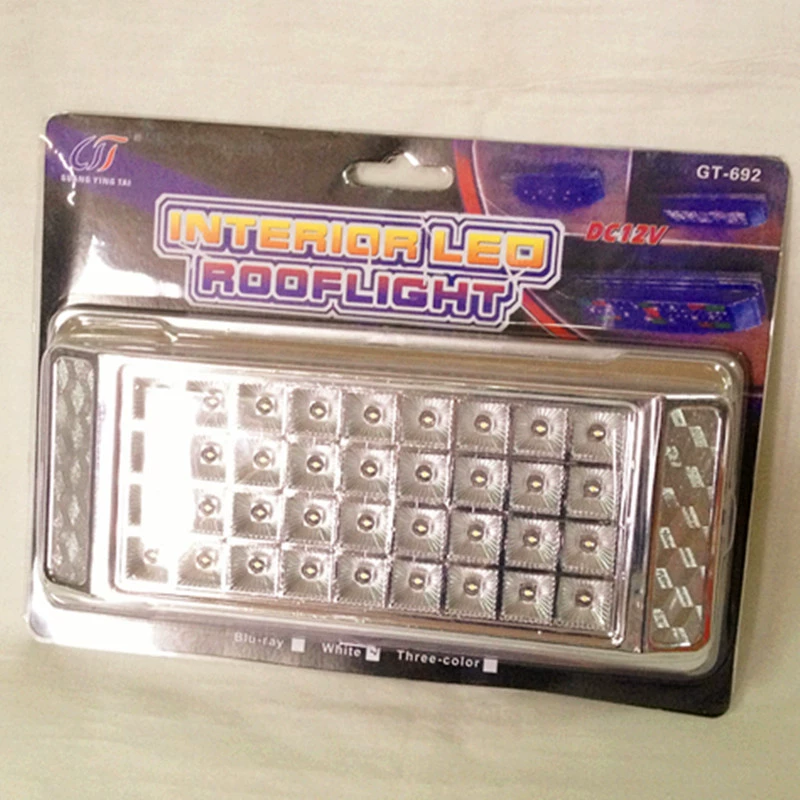 GT 692 квадрат 12V 36 LED Вспомогательное чтение атмосфера лампы на крыше автомобиля внутренний свет