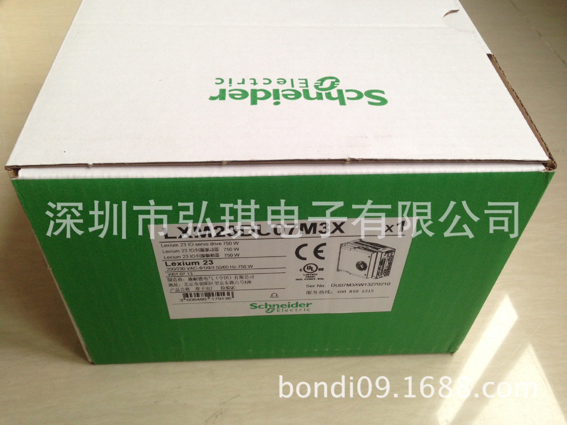 LXM23DU55M3X Lexium 23 D 伺服驱动器 5.5 Kw