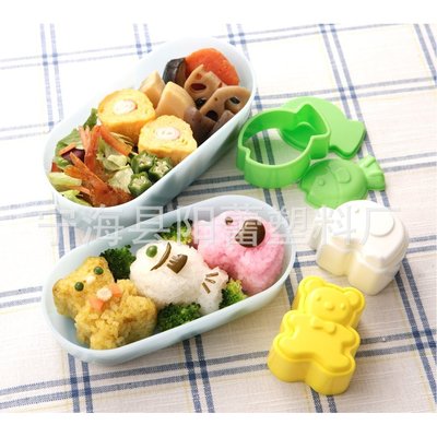 Manufactor sale Little Bear Small elephant Small fish Rice and vegetable roll mould Panda Model Japanese DIY Sushi Tools