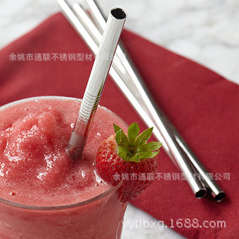 供应出口美国高品质304不锈钢吸管