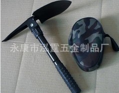 现货小额批发 全金属小号工兵铲子折叠铲军工铁锹配布袋