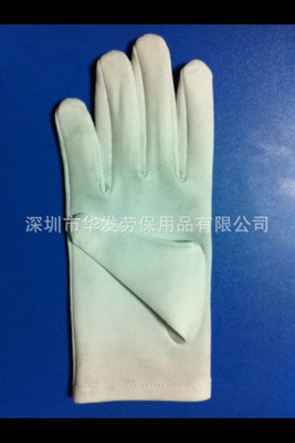 security Cotton 4 Etiquette glove Screen printing LOGO glove Price Discount Quality Assurance