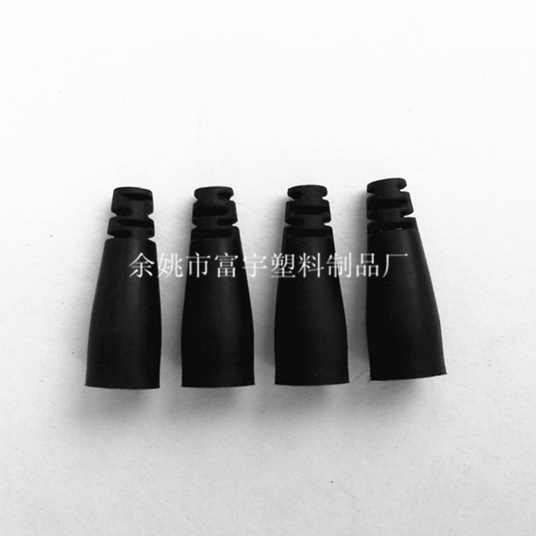 【厂家供应】4.8*13 黑色橡胶尾套 光纤尾纤护套 连接器 PIN尾套