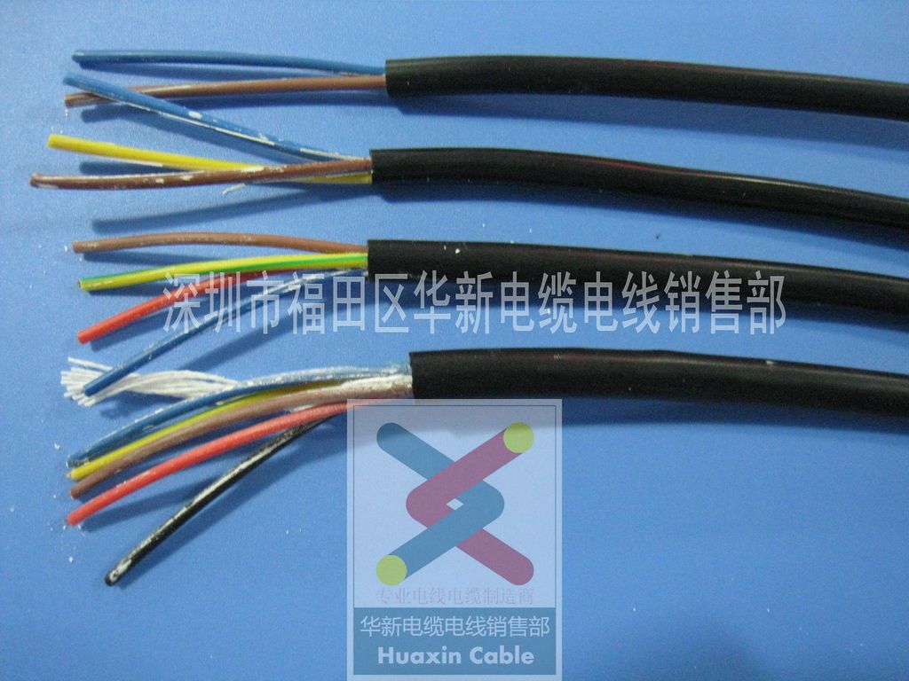 供应RVV2X1.5mm2 ,3X1.5mm2 ,4X1.5mm2,5X1.5mm2挤压电源线电缆