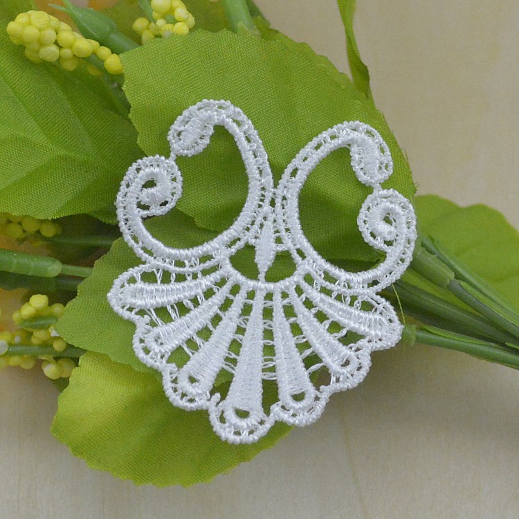 厂家供应水溶花蕾丝花边贴花　水溶花边 C068