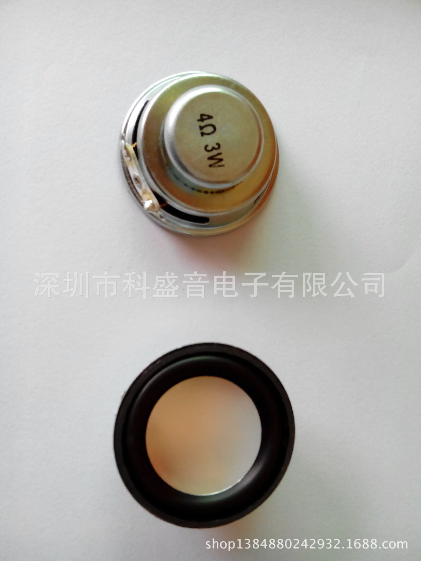 厂家供应40MM双磁4欧3瓦22头水舞音箱喇叭