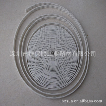 原厂销售批发夹钢丝PU同步带，2M、3M开口带 带钢丝聚氨酯同步带