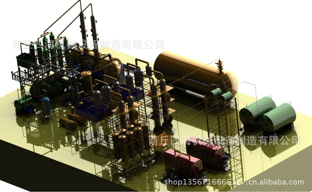 负压多馏段精馏催化系统 精馏塔 减压精馏塔 化工/炼油设备