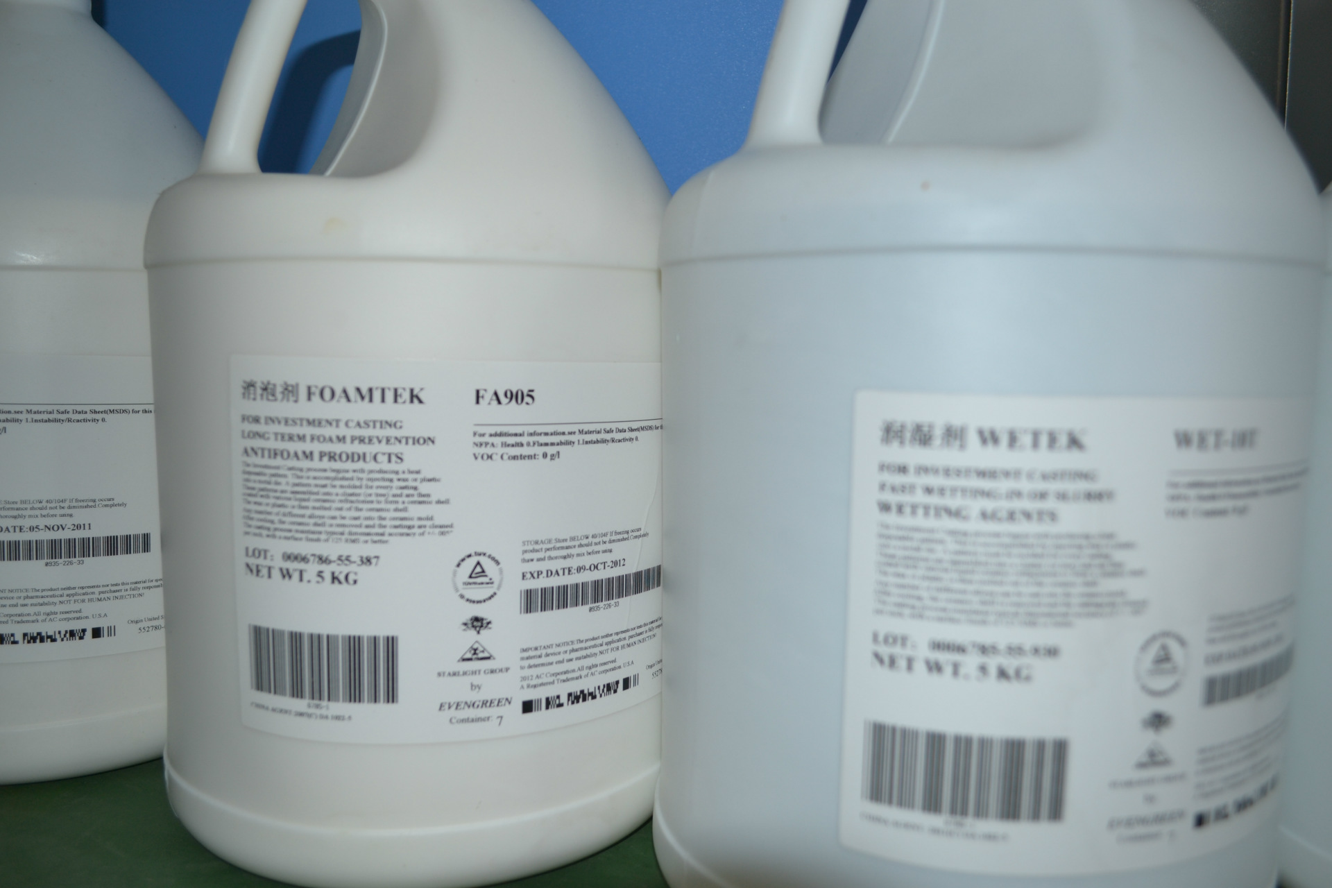 水玻璃 硅溶胶精密铸造 涂料 润湿剂 消泡剂 用量少 综合成本低