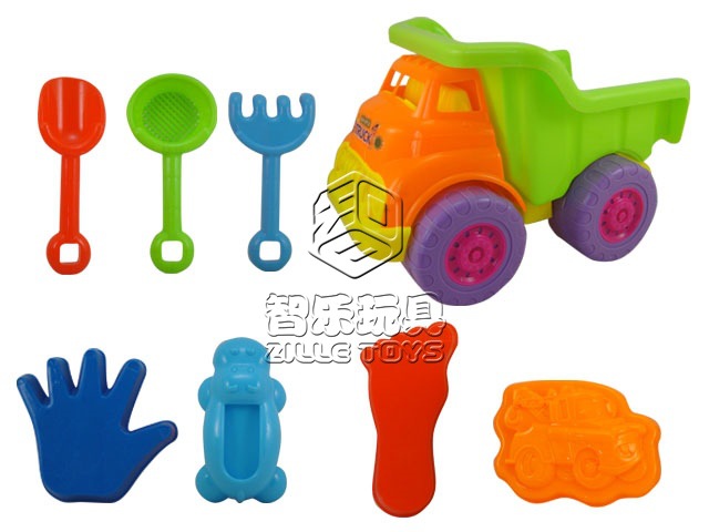 智乐新款玩具沙摊玩具8件套  沙摊车 ZL712009|ru