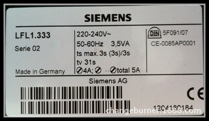 供应西门子(SIEMENS)程控器 LFL1.333