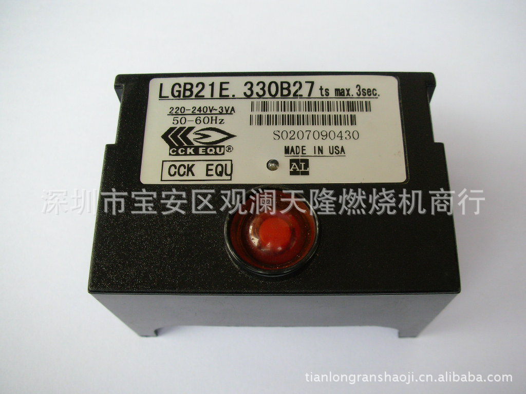 销售美国CCK牌LGB21E.330B27燃气燃烧机控制器