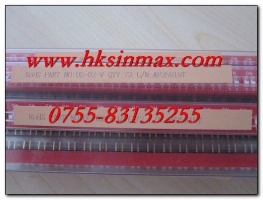 台湾圆达Diptronics拨码开关 DS-02-V 开关  规格 进口原装