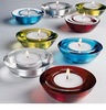 Manufacturer supply color European -style heart -shaped glass candlestick candlestick candlestick