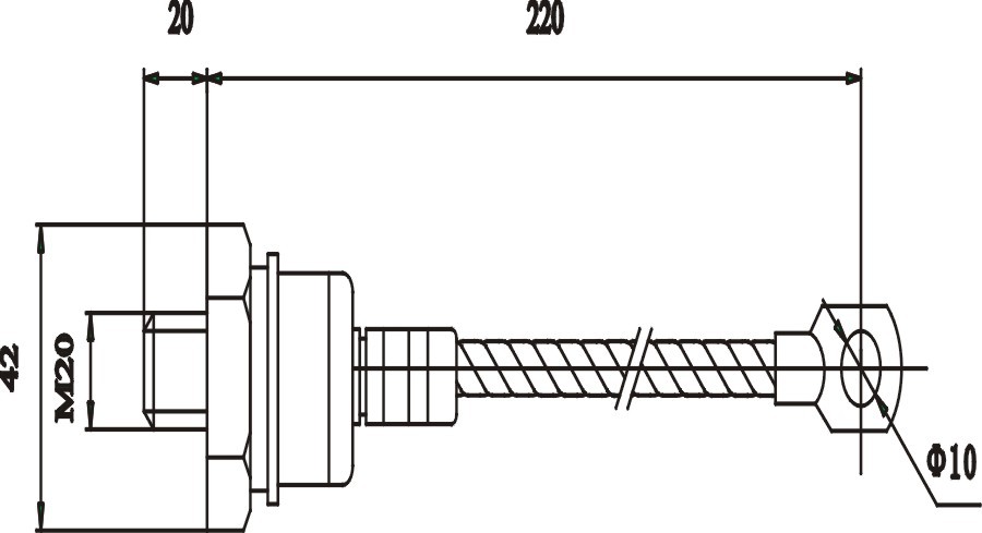 供应普通型整流管（螺旋式）ZP300A杭州国晶