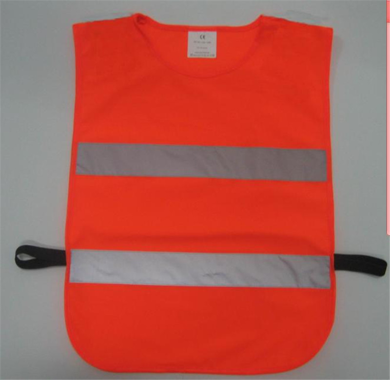 厂家直销儿童反光背心马甲 可印刷四季可用安全反光背心优惠批发