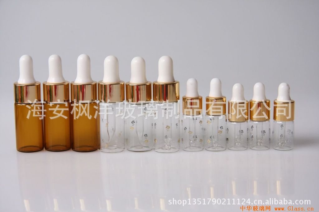 厂家供应 化妆品透明玻璃香水瓶 化妆品 包材 玻璃香水瓶