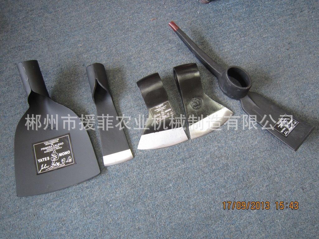 南美市场墨西哥巴西哥伦比亚农具，冰铲.异性锹.小铲. 斧头 钢镐