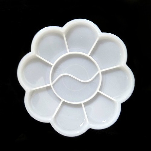 pigment plastic colour circle for manicure painting