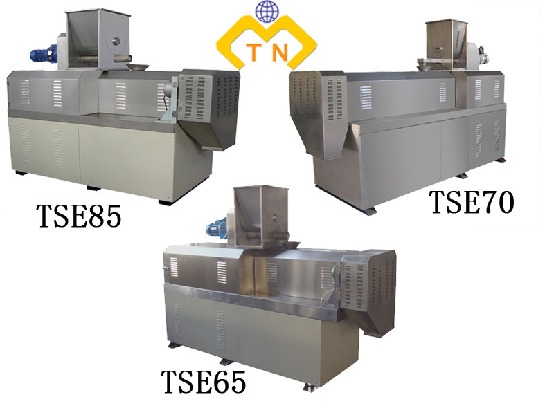 玉米大豆挤压膨化机  四种型号挤压膨化机  双螺杆挤压膨化机