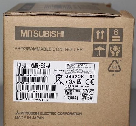三菱可编程控制器FX3U-16MR-ES-A