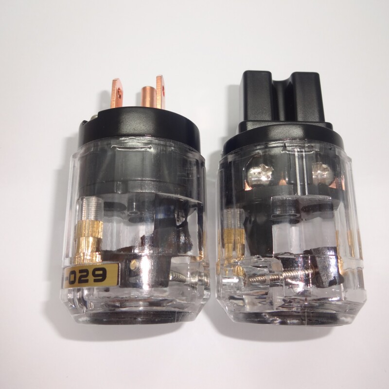 发烧头029透明 美式插头 电源头