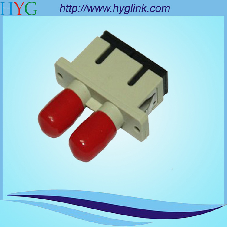 厂家直销 SC-ST多模双芯光纤适配器 转接适配器 价格优惠 可定制