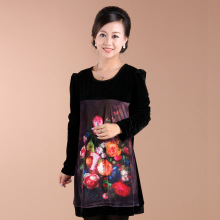 ��װ��������������Ůװ�����ﶬ����װ����ӡ��������˿������ȹ