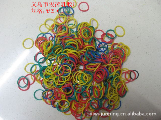 批发橡皮筋 橡胶圈 耐高温  强拉不断 彩色皮筋 实色皮筋