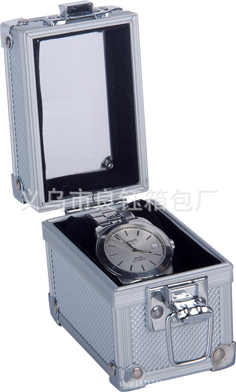 源头厂家专业生产时尚单只手表箱手表箱展示箱地摊饰品箱手表盒