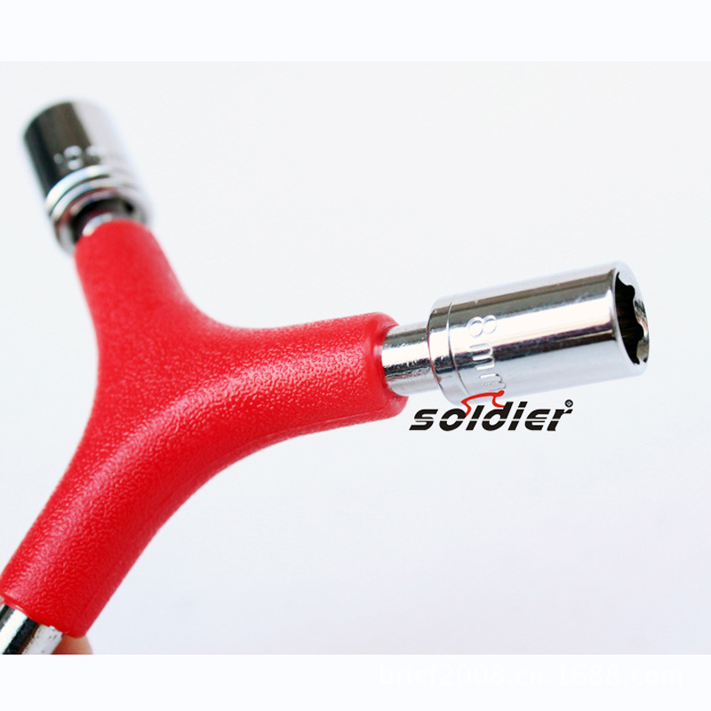 多功能工具 自行车工具8MM9MM10MM 外六角工具//三叉套筒工具