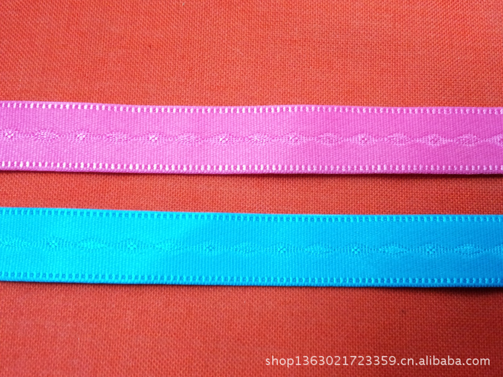 优良品质尼龙肩带 1.5cm方格花纹肩带 内衣文胸肩带