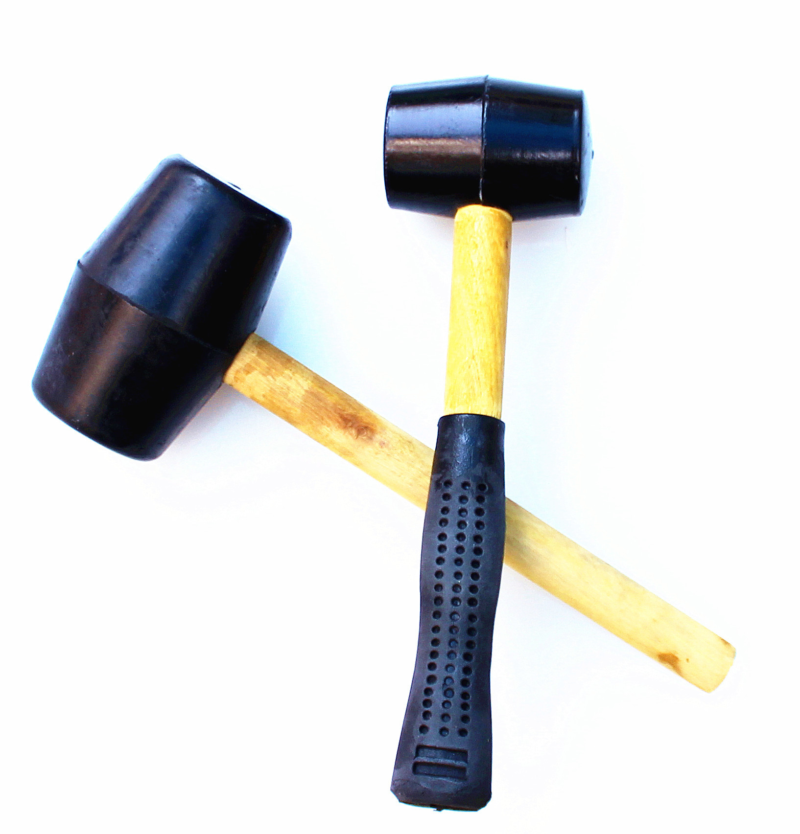黑色橡皮锤 榔头 安装验房锤 带橡胶包裹木柄