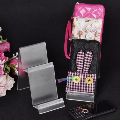 double-deck Plastic Scrub Short Purse Rack Wallet display Digital Products Shelf 7*2.5cm wholesale