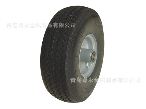4.10/3.50-4 PU发泡轮 橡胶轮 实心轮 聚氨酯轮