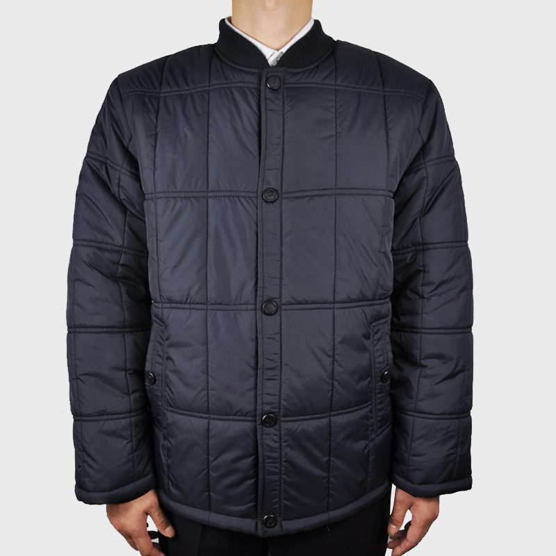 中老年小棉袄内穿爸爸棉衣外套男装羽绒棉内胆永不出毛防寒服|ru