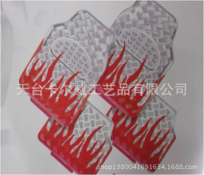 Foot mats wholesale full coverage full surround car mats non-slip material special car CW1607A black bottom