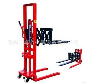 装卸车500Kg手动液压堆高车|液压升高车|CQY0.5前移式堆高车