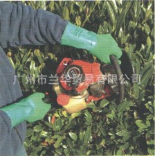 安思尔 Gladiator 16-500/16-650 绿色天然橡胶通用针织袖口手套