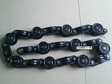 厂家供应喷涂链条 5吨悬挂线链条 轨道 弯头 传动座 吊具等