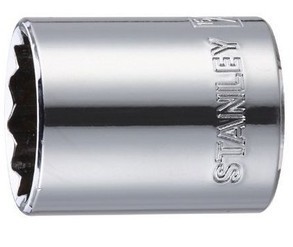 美国史丹利(STANLEY) 12.5MM系列英制12角标准套筒86-462-1-22