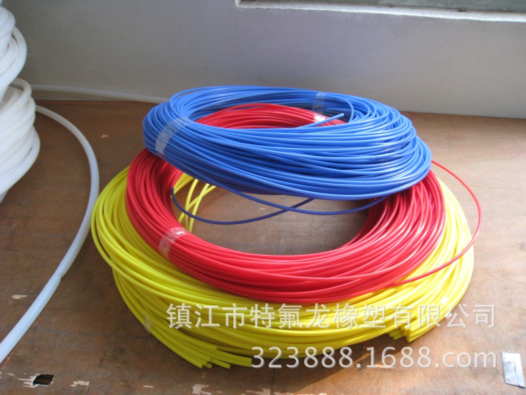彩色聚四氟乙烯推压管、四氟管.扬中橡塑.塑料