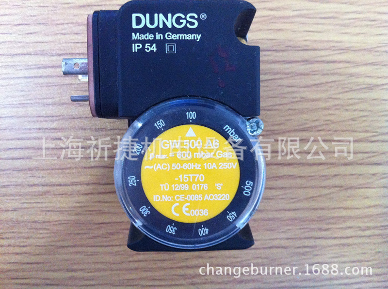 GW500A6|压力开关|DUNGS冬斯