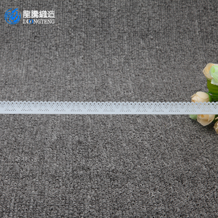 芽仔针织带工 13MM氨纶针织内衣带子 服饰跨境内裤提花松紧带
