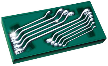 SATA世达 工具托组套-10件全抛光双梅花扳手 09905