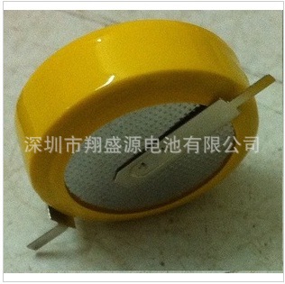 3V CR2477 180度 卧式焊脚纽扣电池 人员定位卡电池
