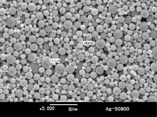 超细纯银导电粉0.8微米Ag-S0800