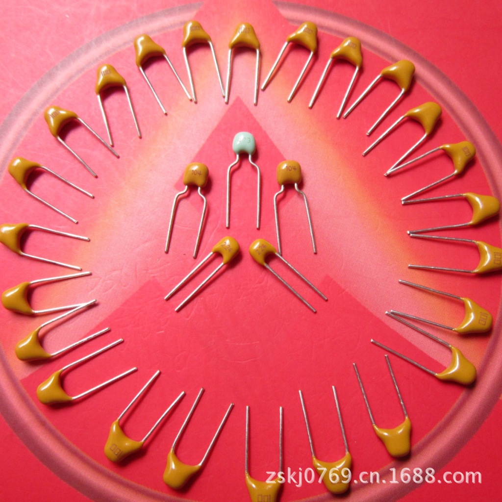 厂家直销独石电容334K50V蓝色粉色黄色系列支持定制